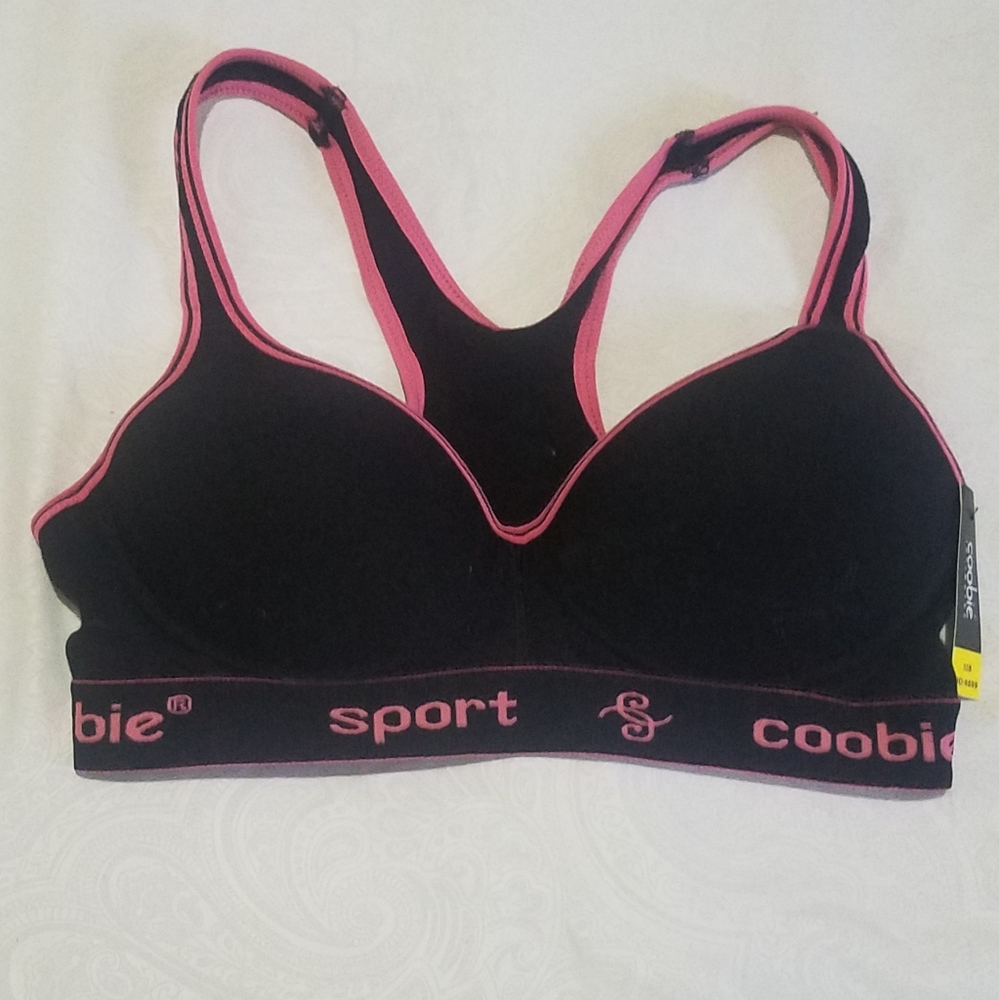 NWT Black & Pink Sports Bra